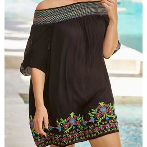 Off-The-Shoulder Cover Up